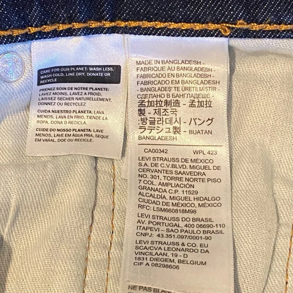 Levi's 511‎ Straight Leg Blue Jeans 29x32